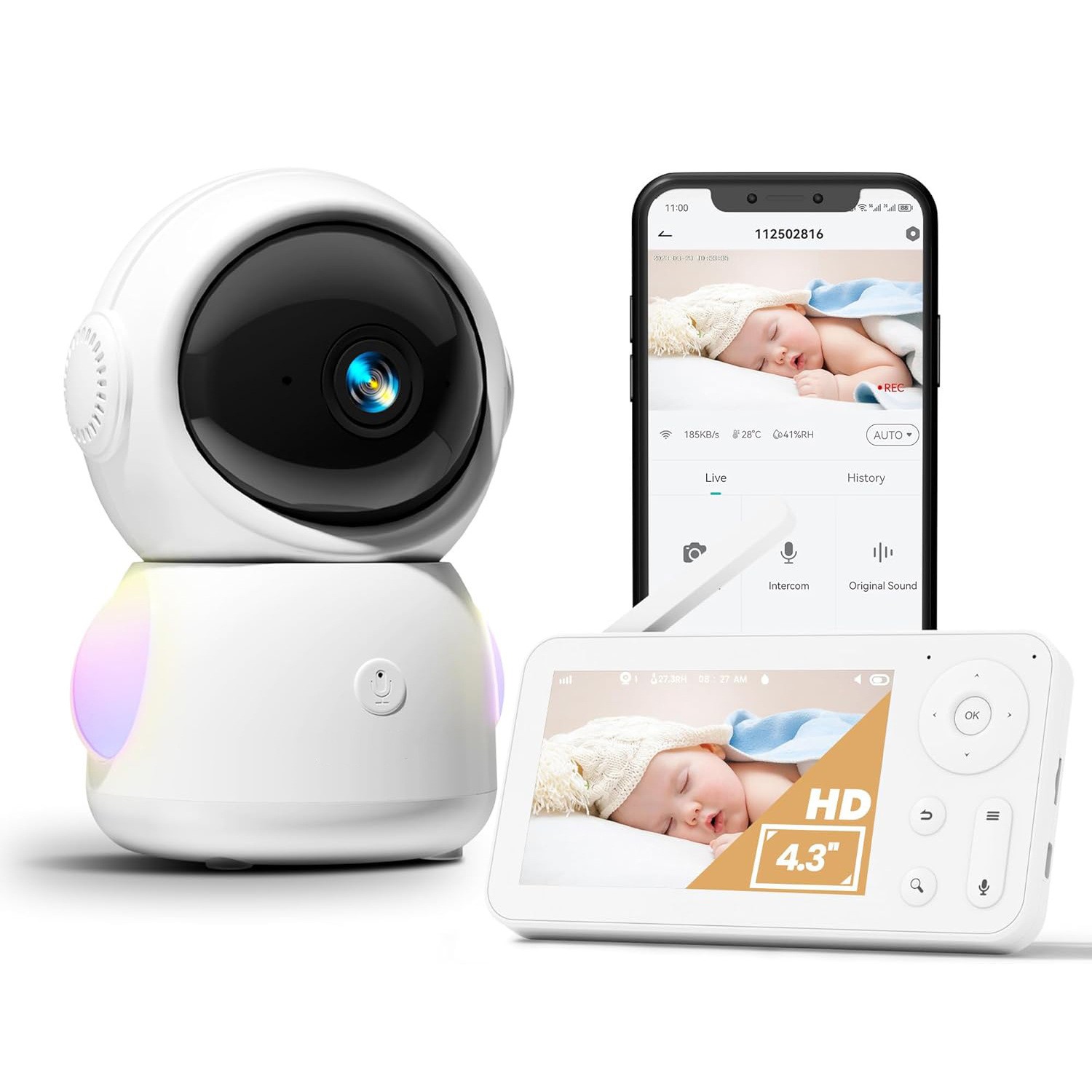 Wireless Baby Monitor - Monitor para Bebés con Pantalla de