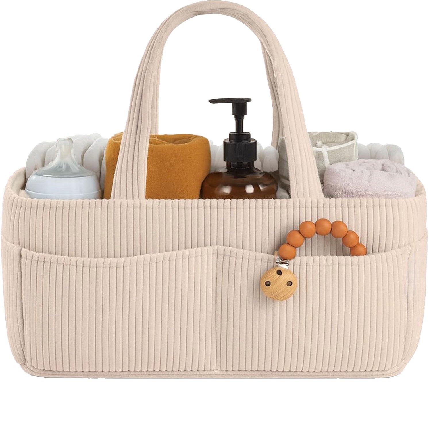 Baby Products Basket - Nuevo Organizador de Pañales de Pana