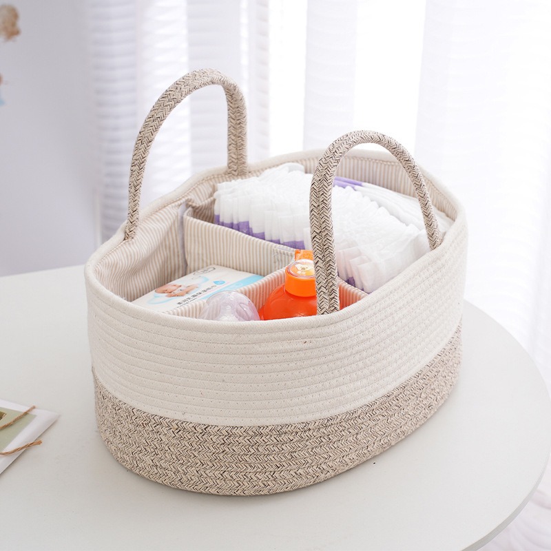 Baby Products Basket - Caddy plegable para pañales, bolsa para